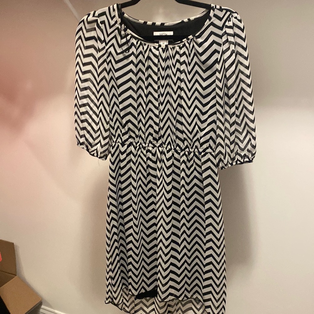 Black and White Dress